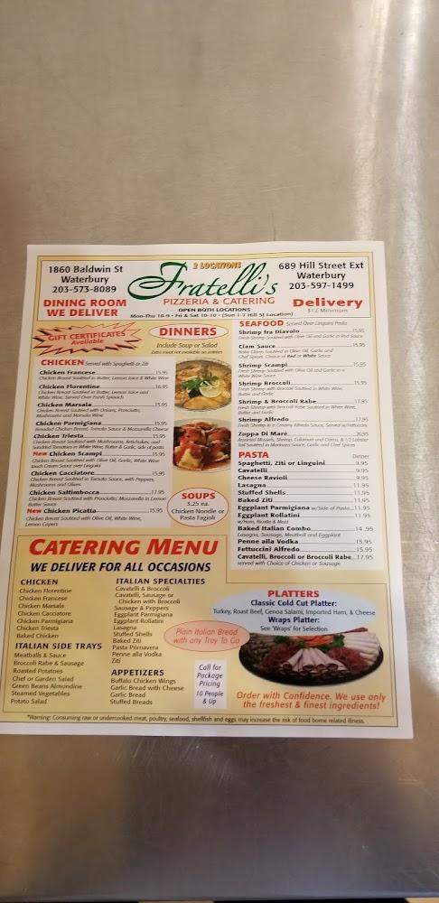Baldwin Pizza Menu image 3